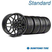Charcoal 2013 GT500 Style Wheel & Sumitomo Tire Kit - 18x9 (05-14 All)