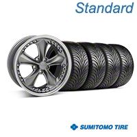 Grey Foose Nitrous Wheel & Sumitomo Tire Kit - 18x9 (05-14 GT, V6) - Foose KIT||32816||63008
