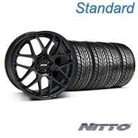 Black AMR Wheel & NITTO Tire Kit - 20x8.5 (05-14 All) - AmericanMuscle Wheels KIT||99363||76005