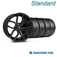 Matte Black Foose Outcast Wheel & Sumitomo Tire Kit - 20x8.5 (05-14) - Foose KIT||32839||63024