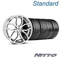 Chrome Foose Outcast Wheel & NITTO Tire Kit - 20x8.5 (05-14) - Foose KIT||32837||76005