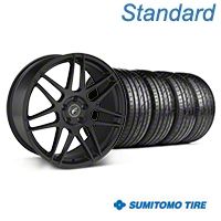 Matte Black Forgestar F14 Monoblock Wheel & Sumitomo Tire Kit - 20x9 (05-14 All) - Forgestar KIT||29628||63024