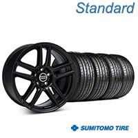 Black Boss Laguna Style Wheel & Sumitomo Tire Kit - 19x9 (05-14 All) - AmericanMuscle Wheels KIT||99222||63036
