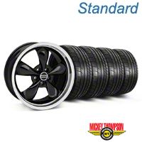 Black Bullitt Mustang Wheel & Mickey Thompson Tire Kit  - 19x8.5 (05-14 GT, V6) - AmericanMuscle Wheels KIT||28247||79539