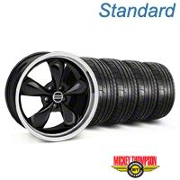 Black Deep Dish Bullitt Wheel & Mickey Thompson Tire Kit - 20x8.5 (05-10 GT, V6) - AmericanMuscle Wheels KIT||28036||79541