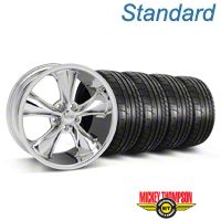 Chrome Foose Legend Wheel & Mickey Thompson Tire Kit  - 20x8.5 (05-14 GT, V6, Excluding GT500) - Foose KIT||32800||79541