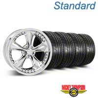Chrome Foose Nitrous Wheel & Mickey Thompson Tire Kit - 20x8.5 (05-14 GT, V6) - Foose KIT||32805||79541