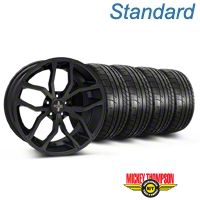 Matte Black Foose Outcast Wheel & Mickey Thompson Tire Kit - 20x8.5 (05-14 GT All) - Foose KIT||32839||79541