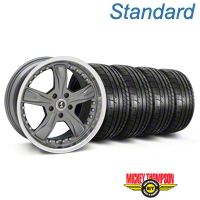 Gunmetal Shelby Razor Wheel & Mickey Thompson Tire Kit - 20x9 (05-14 GT, V6) - Shelby KIT||27224||79541