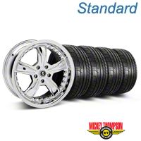 Chrome Shelby Razor Wheel & Mickey Thompson Tire Kit - 20x9 (05-14 GT, V6) - Shelby KIT||27229||79541