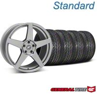 Gunmetal Forgestar CF5 Monoblock Wheel & General Tire Kit - 19x9 (05-14 All) - Forgestar KIT||29608||63106