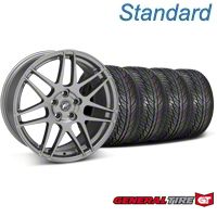 Gunmetal Forgestar F14 Monoblock Wheel & General Tire Kit - 19x9 (05-14 All) - Forgestar KIT||29612||63106
