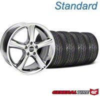 Chrome Style GT Premium Wheel & General Tire Kit - 19x8.5 (05-14 All) - AmericanMuscle Wheels KIT28231||63106