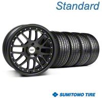 Matte Black TSW Valencia Wheel & Sumitomo Tire Kit - 19x8 (05-14 All) - TSW KIT||33613||63036