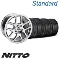 Chrome 2007 GT500 Mustang Wheel & NITTO Invo Tire Kit - 18x9.5 (05-13 All)