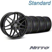 Piano Black Forgestar F14 Monoblock Wheel & Nitto Invo Tire Kit - 18x9 (05-14 All) - Forgestar KIT||29622||79522