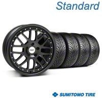 Matte Black TSW Valencia Wheel & Sumitomo Tire Kit - 18x8 (94-98 All) - TSW KIT||33621||63029