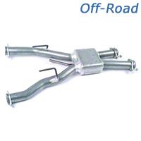 MAC Off-Road Pro Chamber Shorty Mid-Pipe - Automatic (79-93 5.0L) - MAC Performance PCA693
