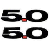 Gloss Black Coyote Style 5.0 Emblem - Pair - AM Accessories EMB-11-50-GB
