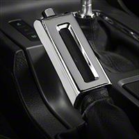 Chrome E-Brake Handle Cover (13-14 Leather) - Modern Billet 41306