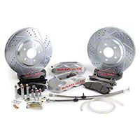 Baer Track-4 Front Brake Kit - Silver (94-04 All) - Baer Brakes 4261276S