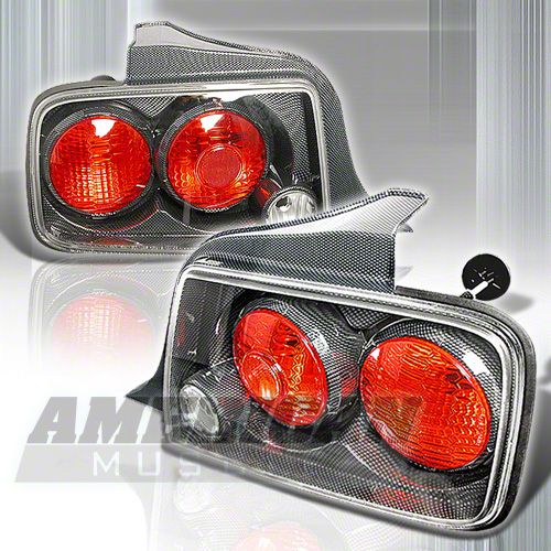 Mustang Carbon Fiber Taillights (2005+)