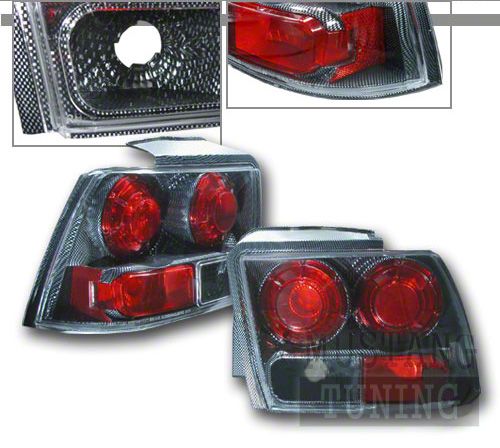 Mustang Carbon Fiber Dual Light Taillights (99-04)