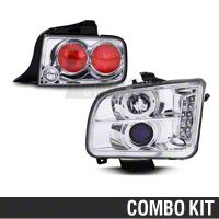 Chrome Projector Headlight and Tail Light Combo (05-09 GT, V6)
