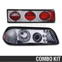 Chrome Projector LED Headlight and Tail Light Combo (87-93 All)