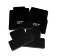 ACC Mustang GT Floor Mats (Black w/ Silver Logo 2005+)