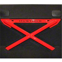Ford Racing X-Brace Rear Seat Delete - Coupe - Red (05-13 All) - Ford Racing M-6346612-A