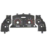 Black Face Reverse Glow Gauge Insert (94-98 V6) - AM Interior GAU-94-V6-BKF
