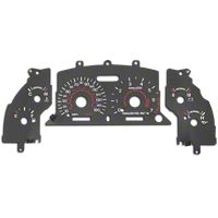 Black Face Reverse Glow Gauge Insert (94-95 GT) - AM Interior GAU-94-GT-BKF