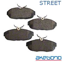 ProAct Ultra Premium Ceramic Brake Pads - Rear Pair (05-14 All) - Akebono Brakes ACT1082