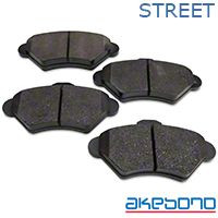 ProAct Ultra Premium Ceramic Brake Pads - Front Pair (94-98 GT, V6) - Akebono Brakes ACT600