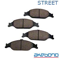ProAct Ultra Premium Ceramic Brake Pads - Front Pair (99-04 GT, V6) - Akebono Brakes ACT804