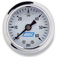 BBK Liquid-Filled Fuel Pressure Gauge (86-93 5.0L) - BBK Performance 1617