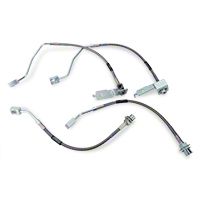 Russell Stainless Steel Braided Brake Line Kit - Front & Rear (96-98 GT) - Russell Performance 693190
