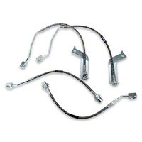 Russell Stainless Steel Braided Brake Line Kit - Front & Rear (99-04 GT, V6 w/o Traction Control) - Russell 693290