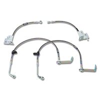 Russell Stainless Steel Braided Brake Line Kit - Front & Rear (05-14 GT, V6 w/ ABS) - Russell Performance 693380