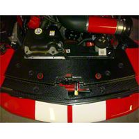 Carbon Fiber Radiator Support Cover (05-09 GT, V6) - JLT Performance CFRSC-M05