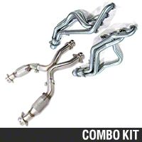 Kooks Header and Catted X-Pipe Combo - 1-5/8in (96-98 GT) - Kooks 5998S||6012-96-98