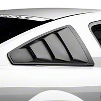 MMD Quarter Window Louvers - Matte Black (05-14 All) - MMD 71303-99