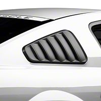 MMD Classic Quarter Window Louvers - Matte Black (05-09 All) - MMD 71315-99