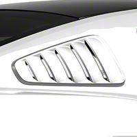 MMD Classic Quarter Window Louvers - Unpainted (10-14 All) - MMD 71316-00