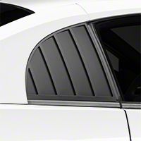 MMD Quarter Window Louvers - Matte Black (99-04 GT, V6, Cobra Coupe) - MMD 71320-99