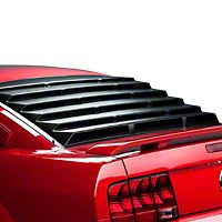 Mach Speed Rear Window Louvers - Textured ABS (05-13 All) - Mach Speed 22013