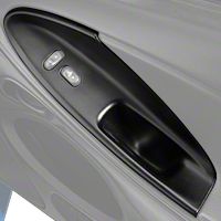 Door Panel Insert - Black RH (99-04 Coupe, Convertible) - Ford 1R3Z-14528-AAC