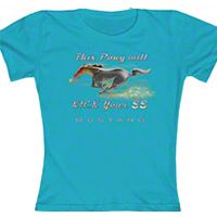 This Pony will kick your SS T-shirt - Women - AM Accessories FMPKY-TU