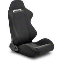 Black Racing Seats - Pair (79-14 All) - AM Interior CPA1013FBK